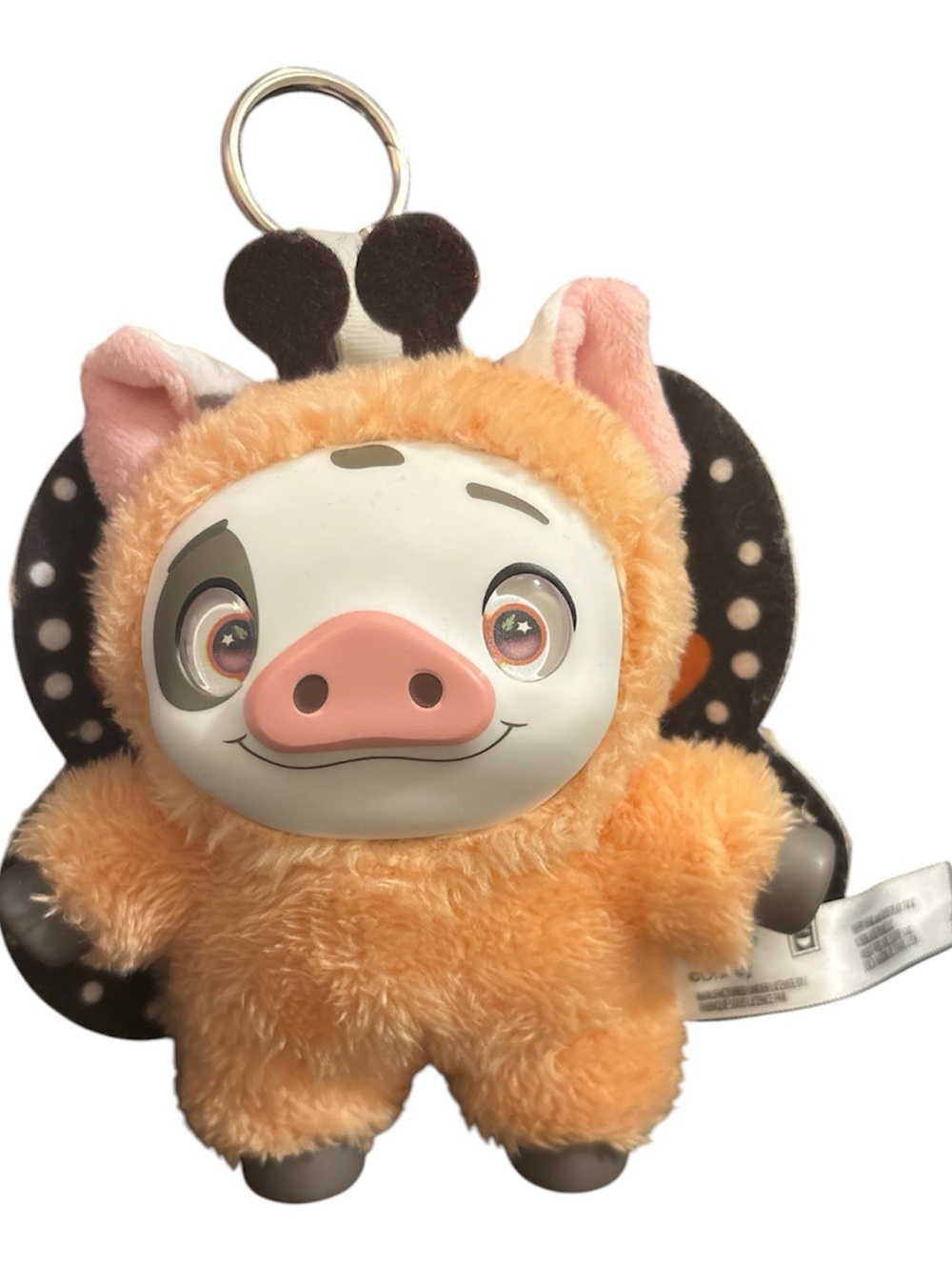 Disney into the woods Pua Moana plush with key ring - Picture 3 of 4